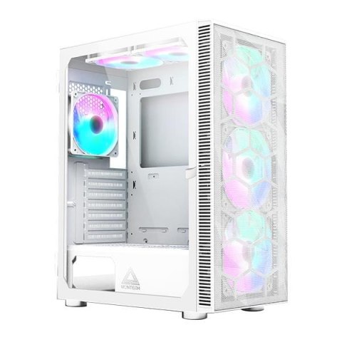 CASE MIDITOWER ATX W/O PSU/X3 MESH (W) MONTECH
