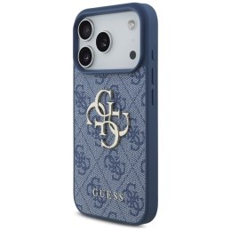 Guess 4G Big Logo - Etui iPhone 17 Pro (niebieski)