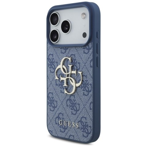Guess 4G Big Logo - Etui iPhone 17 Pro (niebieski)