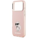 Karl Lagerfeld IML Aquarelle Choupette & Logo MagSafe - Etui iPhone 17 Pro (różowy)