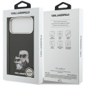 Karl Lagerfeld IML Aquarelle Karl & Choupette & Logo MagSafe - Etui iPhone 17 Pro (czarny)