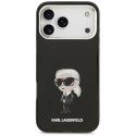 Karl Lagerfeld IML Aquarelle Karl & Logo MagSafe - Etui iPhone 17 Pro Max (czarny)