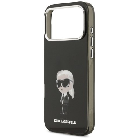 Karl Lagerfeld IML Aquarelle Karl & Logo MagSafe - Etui iPhone 17 Pro Max (czarny)