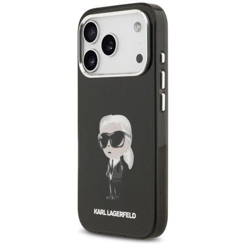 Karl Lagerfeld IML Aquarelle Karl & Logo MagSafe - Etui iPhone 17 Pro (czarny)