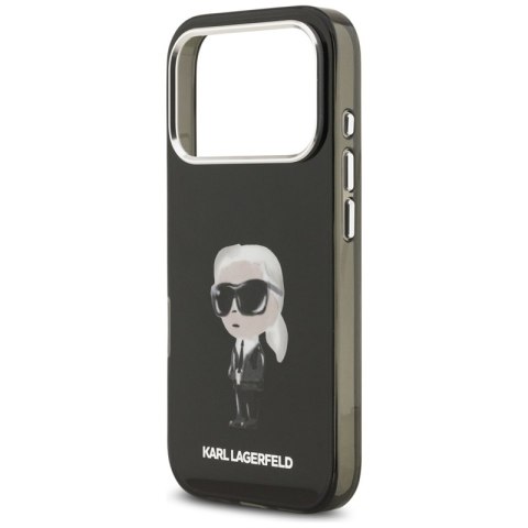 Karl Lagerfeld IML Aquarelle Karl & Logo MagSafe - Etui iPhone 17 Pro (czarny)