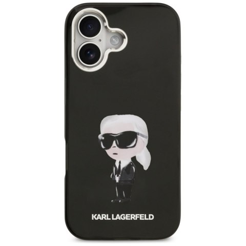 Karl Lagerfeld IML Aquarelle Karl & Logo MagSafe - Etui iPhone 17 (czarny)