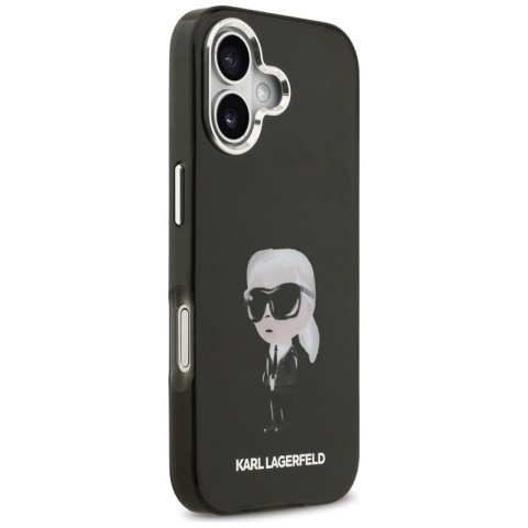 Karl Lagerfeld IML Aquarelle Karl & Logo MagSafe - Etui iPhone 17 (czarny)