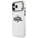 Karl Lagerfeld IML Karl Sketch Logo MagSafe - Etui iPhone 17 Pro Max (przezroczysty)