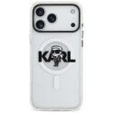Karl Lagerfeld IML Karl Sketch Logo MagSafe - Etui iPhone 17 Pro Max (przezroczysty)
