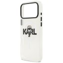 Karl Lagerfeld IML Karl Sketch Logo MagSafe - Etui iPhone 17 Pro Max (przezroczysty)