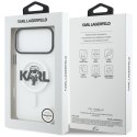 Karl Lagerfeld IML Karl Sketch Logo MagSafe - Etui iPhone 17 Pro Max (przezroczysty)