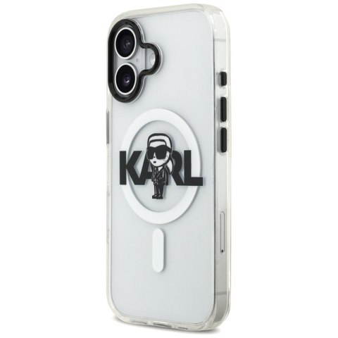 Karl Lagerfeld IML Karl Sketch Logo MagSafe - Etui iPhone 17 (przezroczysty)