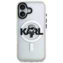 Karl Lagerfeld IML Karl Sketch Logo MagSafe - Etui iPhone 17 (przezroczysty)