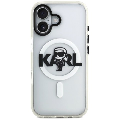Karl Lagerfeld IML Karl Sketch Logo MagSafe - Etui iPhone 17 (przezroczysty)