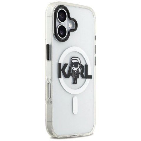 Karl Lagerfeld IML Karl Sketch Logo MagSafe - Etui iPhone 17 (przezroczysty)