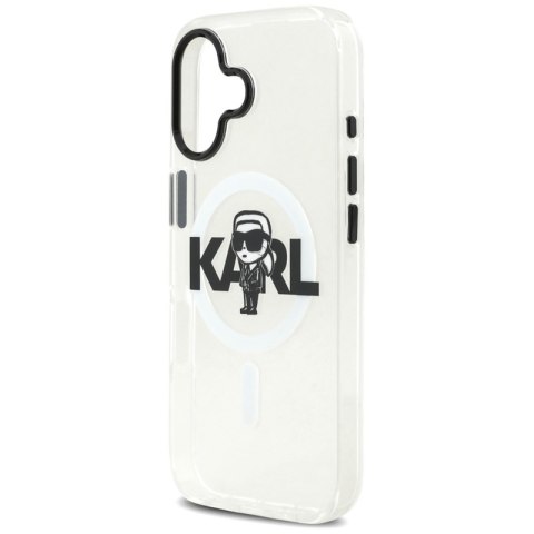 Karl Lagerfeld IML Karl Sketch Logo MagSafe - Etui iPhone 17 (przezroczysty)