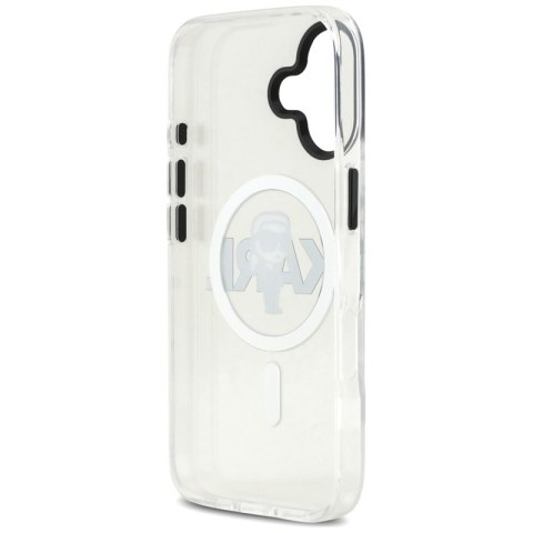 Karl Lagerfeld IML Karl Sketch Logo MagSafe - Etui iPhone 17 (przezroczysty)