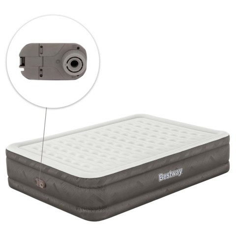 Materac dmuchany 203x152x46 cm z wbudowaną pompką elektryczną Bestway 69050