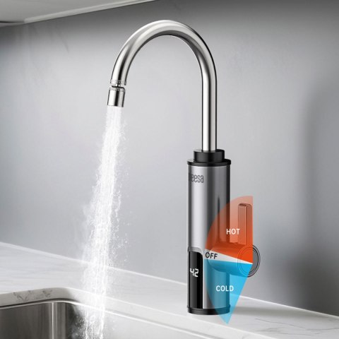 Przepływowy podgrzewacz wody - bateria kuchenna