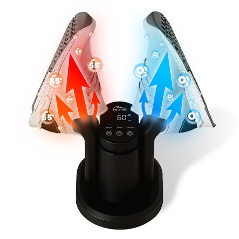 SHOE DRYER OZONE PRO+ (czarna) - Profesionalna, stacjonarna suszarka ozonator do obuwia, rękawiczek, czapek, kasków likwidująca 