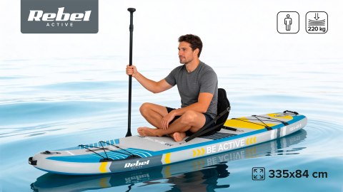 Deska SUP REBEL ACTIVE PRO RBA-4518 - niebieska