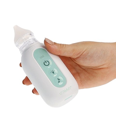 VITAMMY PICOLINO 7 Elektryczny aspirator do nosa dla dzieci, 2 końcówki, 3 tryby