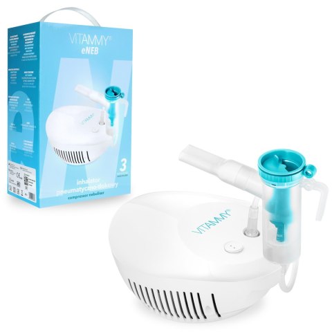 VITAMMY eNEB Inhalator pneumatyczno-tłokowy z 3 maskami i 3 prędkościami inhalacji