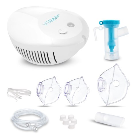 VITAMMY eNEB Inhalator pneumatyczno-tłokowy z 3 maskami i 3 prędkościami inhalacji