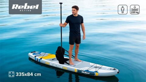 Deska SUP REBEL ACTIVE PRO RBA-4518 - biała