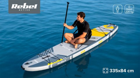 Deska SUP REBEL ACTIVE PRO RBA-4518 - szara