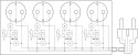 Shelly Power Strip 4 Gen4 White