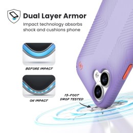 Speck Presidio Lux Grip MagSafe - Etui iPhone 17 (Purple Fade/Magic Purple/New Poppy)
