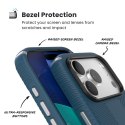 Speck Presidio2 Grip MagSafe - Etui iPhone 17 Pro (Deep Sea/Silver Metallic)
