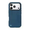 Speck Presidio2 Grip MagSafe - Etui iPhone 17 Pro (Deep Sea/Silver Metallic)
