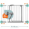 Barierka bramka zabezpieczająca szara Nukido 718301
