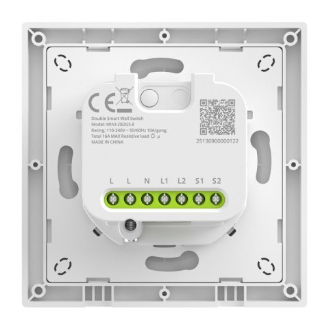 Przełącznik ścienny SONOFF MINI-ZB2GS-E ZigBee 2-kanałowy