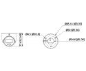 KAMERA AHD, HD-CVI, HD-TVI, PAL DS-2CE70DF0T-LMFS(2.8MM) Smart Hybrid Light ColorVu - 1080p Hikvision