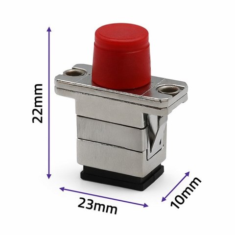 Qoltec Adapter hybrydowy SC/UPC - FC/UPC | Simplex | Multimode