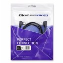 Qoltec Kabel USB typ C męski | USB 2.0 A męski | 1m