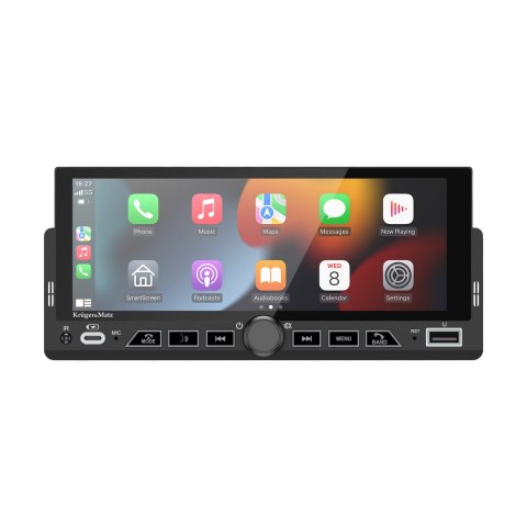 Radio samochodowe Kruger&Matz KM2017 CarPlay/AndroidAuto