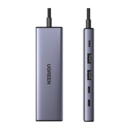 Hub USB-C UGREEN CM511 6-portowy DisplayPort 4K PD100W