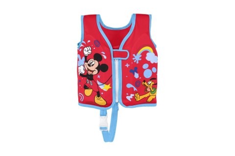 Kamizelka do Pływania dla Dzieci z Piankową Wyściółką Disney Mickey BESTWAY 51 cm