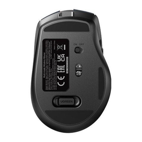 Mysz bezprzewodowa UGREEN MU006S BT+2.4GHz USB-C (czarna)