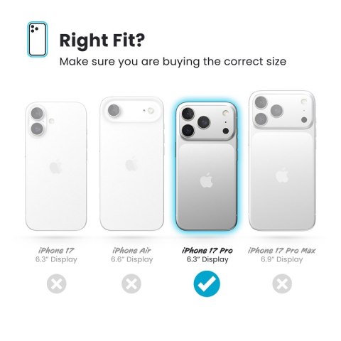 Speck Presidio Lux MagSafe - Etui iPhone 17 Pro (Deep Sea Fade / Black / Spell Blue)
