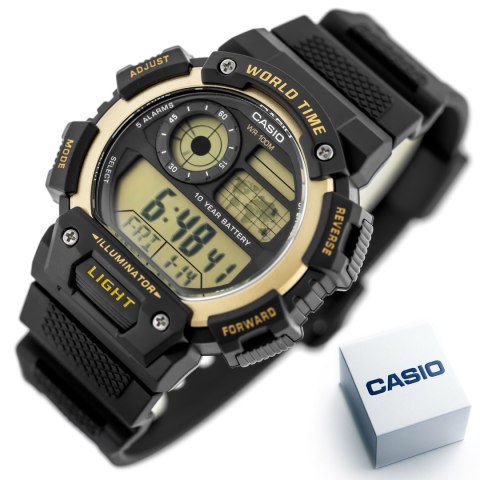Zegarek Męski Casio AE-1400WH-9AVEF (zd110b)
