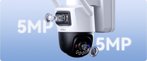 Kamera IP Imou AOV Dual 10MP (5MP+5MP) z panelem solarnym 2.4GHz WiFi+4G