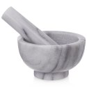 Moździerz do Ucierania Przypraw Ziół Pesto Marmurowy Solidny ORION 11,5 cm