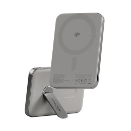 PanzerGlass empower™ by ® empower™ Bank w. Spin Stand | 5000mAh | Titanium Bezprzewodowe ładowanie Tytan