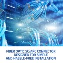 Qoltec Złącza światłowodowe SC/APC | Singlemode | 3.0mm