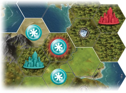 GRA PLANSZOWA CIVILIZATION: NOWY POCZĄTEK - podstawa GALAKTA